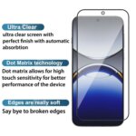 Tempered Glass for Oppo Reno 13 (Black) Edge to Edge , Pack of 1 - Image 3