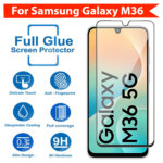 Tempered Glass for Samsung Galaxy M36 (Black) Edge to Edge , Pack of 1 - Image 4