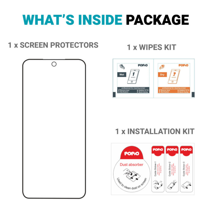 Tempered Glass for Oppo Reno 14 Pro (Black) Edge to Edge , Pack of 1 - Image 6