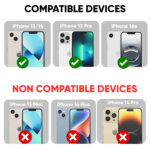 Xtreme Series Tempered Glass for Apple iPhone 13 / 13 Pro / 14 /16E (Transparent) , Pack of 1 - Image 6