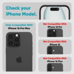 Xtreme Series Tempered Glass for iPhone 16 Pro Max / 17 Pro Max (Transparent) , Pack of 1 , Not edge to edge - Image 6