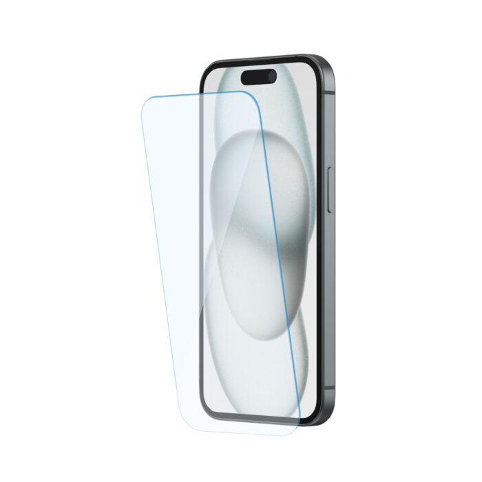 Xtreme Series Tempered Glass for iPhone 15 / iPhone 16 / iPhone 14 Pro (Transparent) , Pack of 1 - Image 1