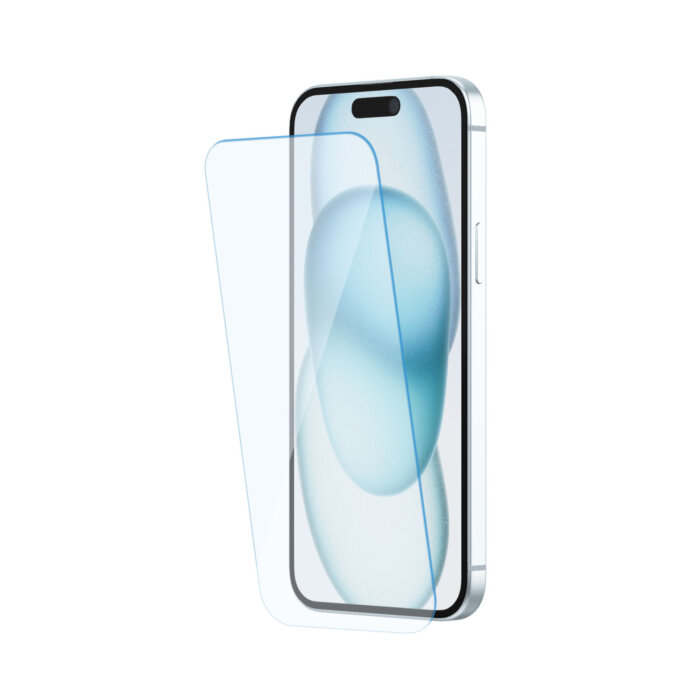 Xtreme Series Tempered Glass for iPhone 15 Plus / 16 Plus (Transparent) , Pack of 1 , Not edge to edge - Image 1