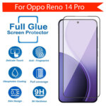 Tempered Glass for Oppo Reno 14 Pro (Black) Edge to Edge , Pack of 1 - Image 4