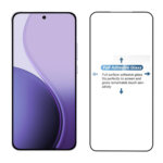 Tempered Glass for Oppo Reno 14 Pro (Black) Edge to Edge , Pack of 1 - Image 5