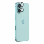 POPIO Camera Lens Protector For iPhone 16 / iPhone 16 Plus (Black), 1 Set, with Easy Installation Kit