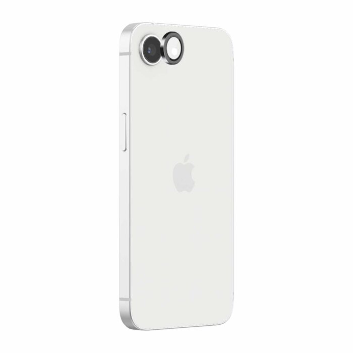 POPIO Camera Lens Protector For Compatible For iPhone 16E (Black), 1 Set, with Easy Installation Kit - Image 1
