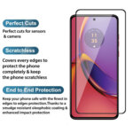 Tempered Glass for Motorola Moto G84 , Pack of 1 , Edge to Edge - Image 2