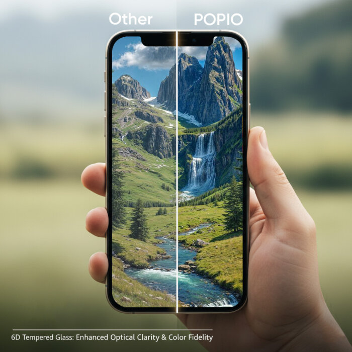 Xtreme Series 6D Tempered Glass for Apple iPhone 16 Pro / 17 / 17 Pro , Pack of 1 , Edge to Edge , Japan oil Coating, 3 Times Tempered Than Normal 6D Glass, Highest Transparency Ever - Image 6