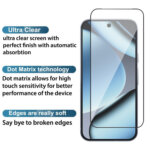 Tempered Glass for Google Pixel 10/10 Pro(Black) Edge to Edge , Pack of 1 - Image 3