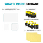 POPIO Military-Grade Gorilla Tempered Glass for Insta360 Ace Pro 2 | Screen & Lens Tempered Glass + PET Secondary Screen Guard | 3-Piece Set - Image 5