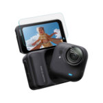 POPIO Military-Grade Gorilla Tempered Glass for DJI Osmo Action 6 Action Camera (Transparent) Edge To Edge Full Screen Coverage With Installation Kit, Complete Set Of 3 Glass