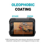 POPIO Military-Grade Gorilla Tempered Glass for Insta360 Ace Pro 2 | Screen & Lens Tempered Glass + PET Secondary Screen Guard | 3-Piece Set - Image 4