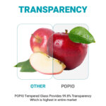 POPIO Military-Grade Gorilla Tempered Glass for DJI Osmo Action 5 Pro Camera (Transparent) Edge To Edge Full Screen Coverage With Installation Kit, Complete Set Of 3 Glass - Image 3